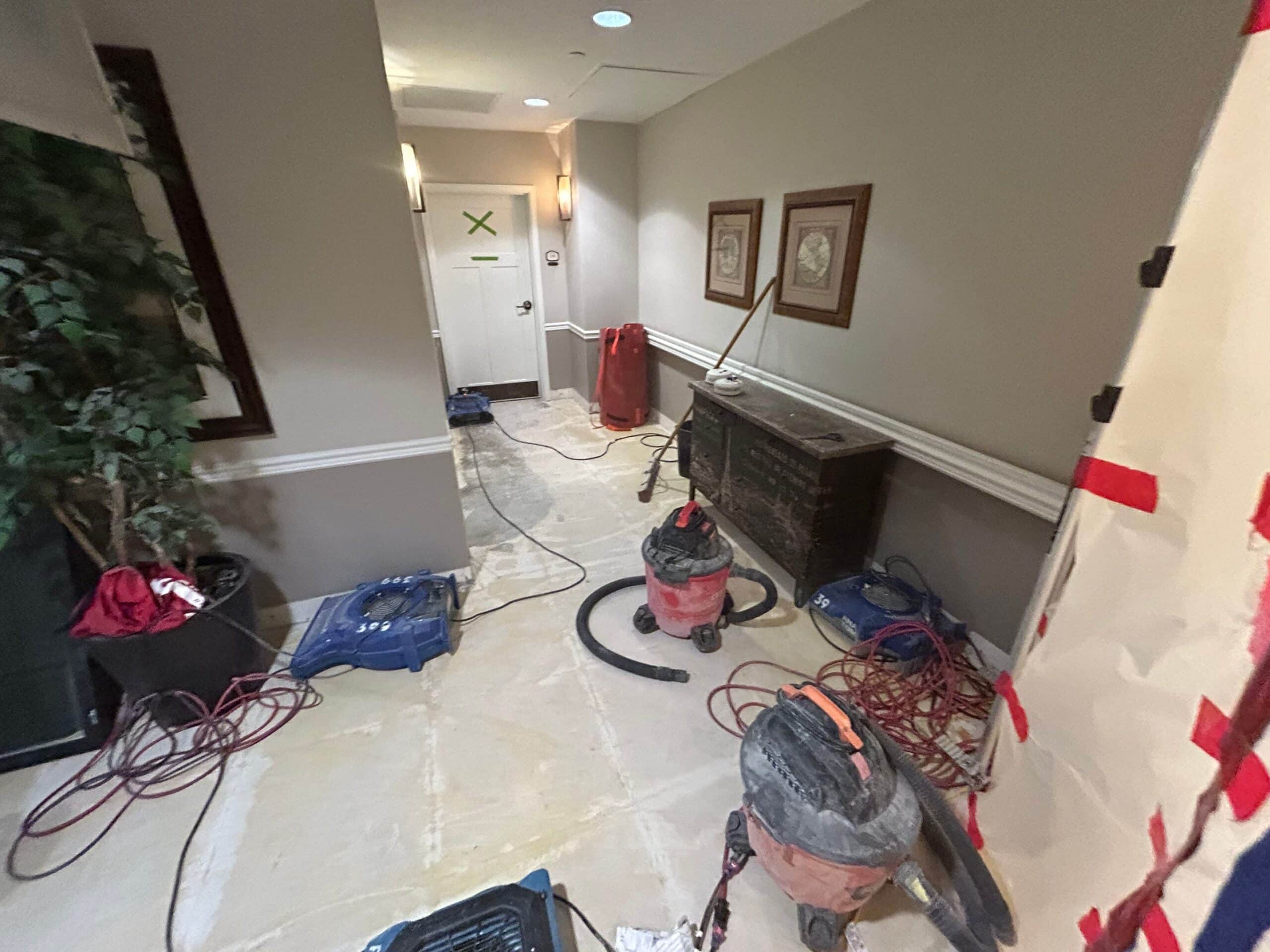 Restoration work with tools
