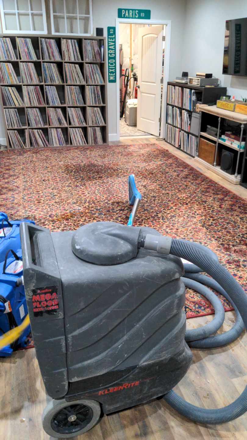 Water Damage Restoration in a Music Room