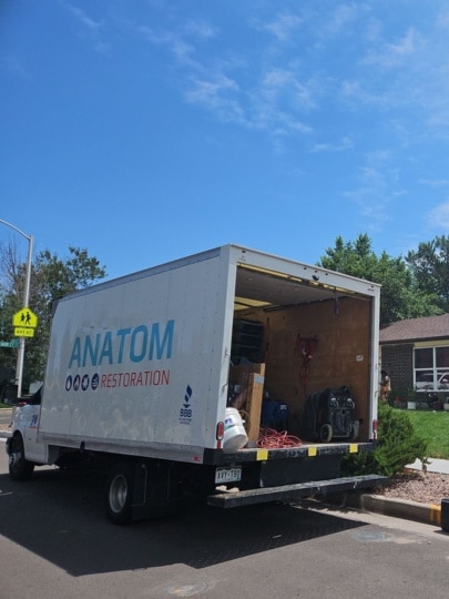 Anatom Restoration truck with an open back